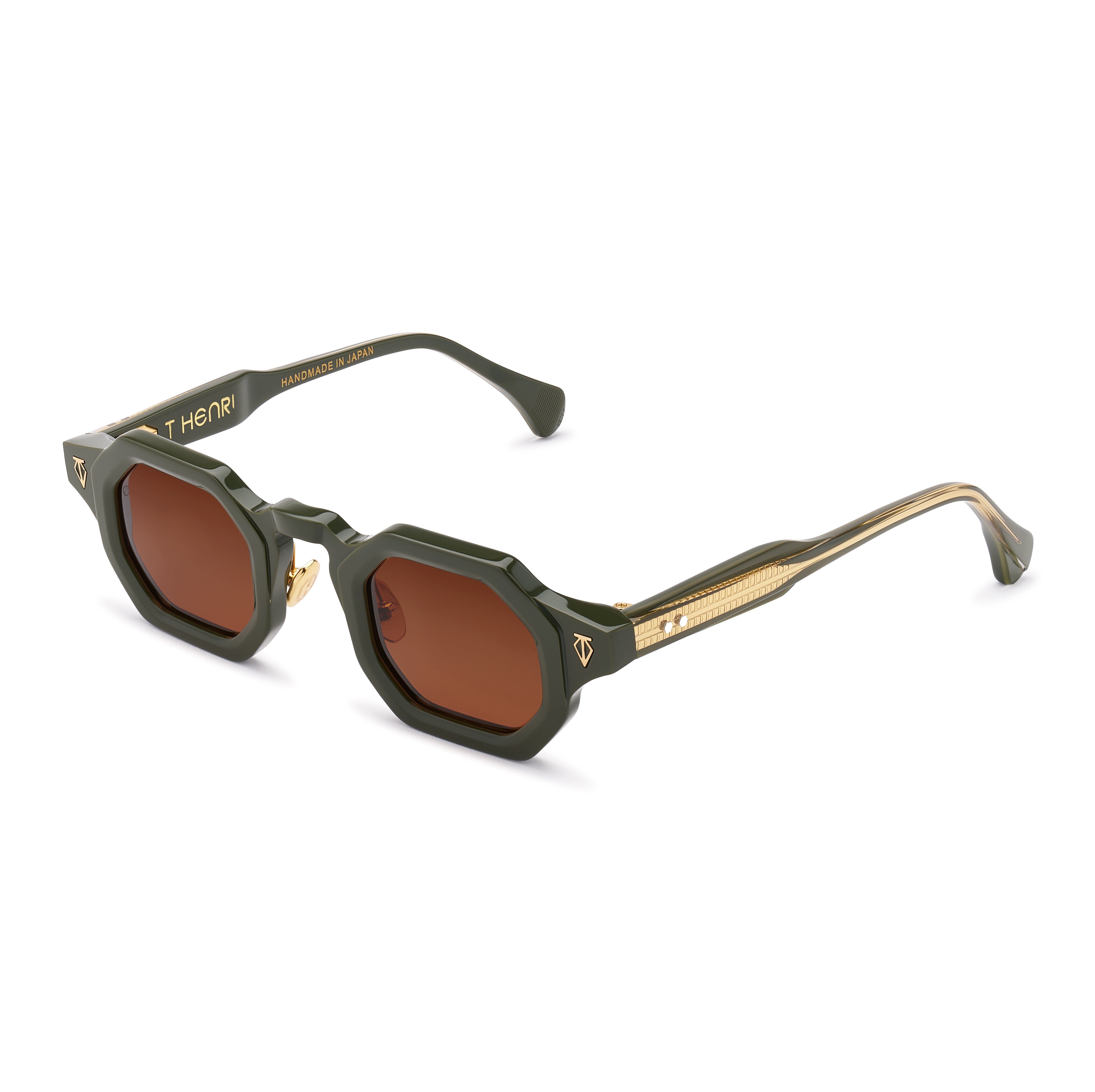 Henri Bendel Hard Shell Eyeglasses Sunglasses Case Brown White Striped A40A92D7-0363-457D-9CFD-  main image 3