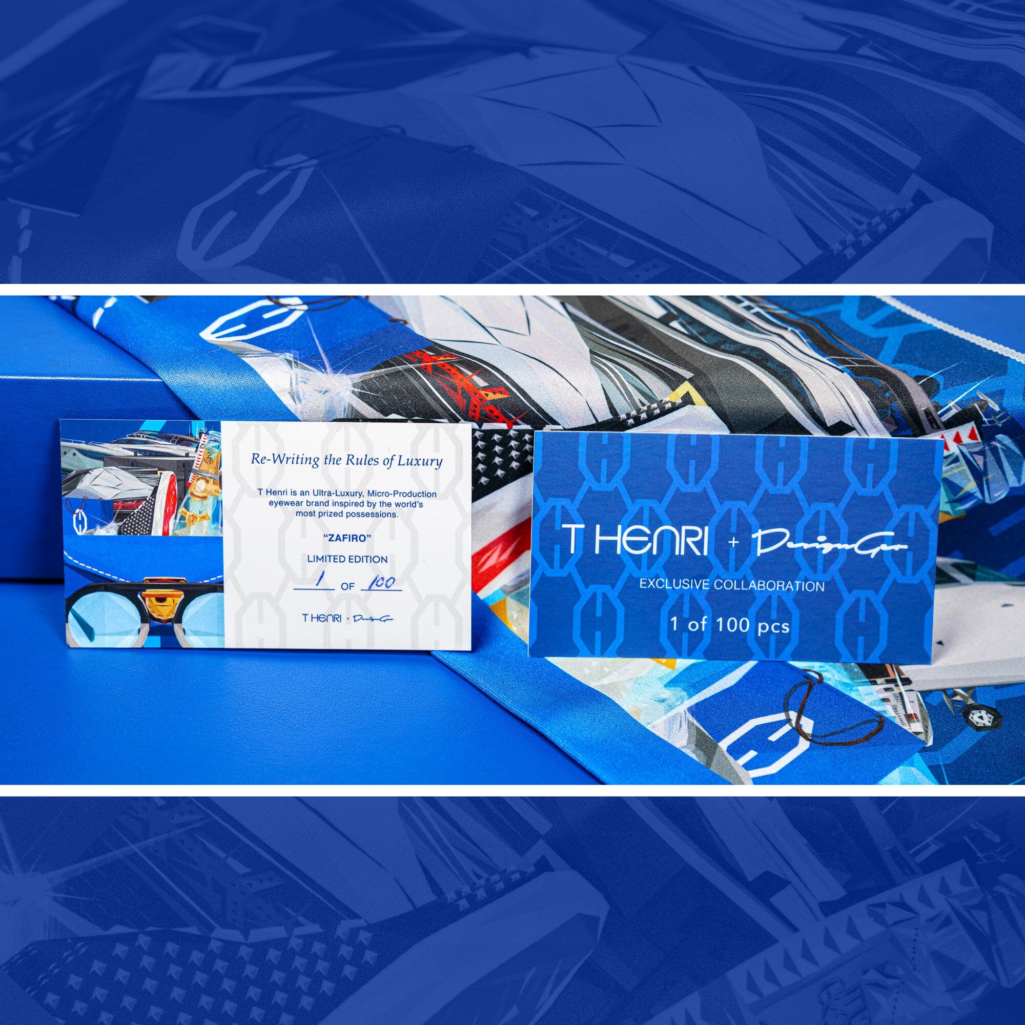 T HENRI Collectors Cloth - Zafiro - Limited Edition Trunks T HENRI