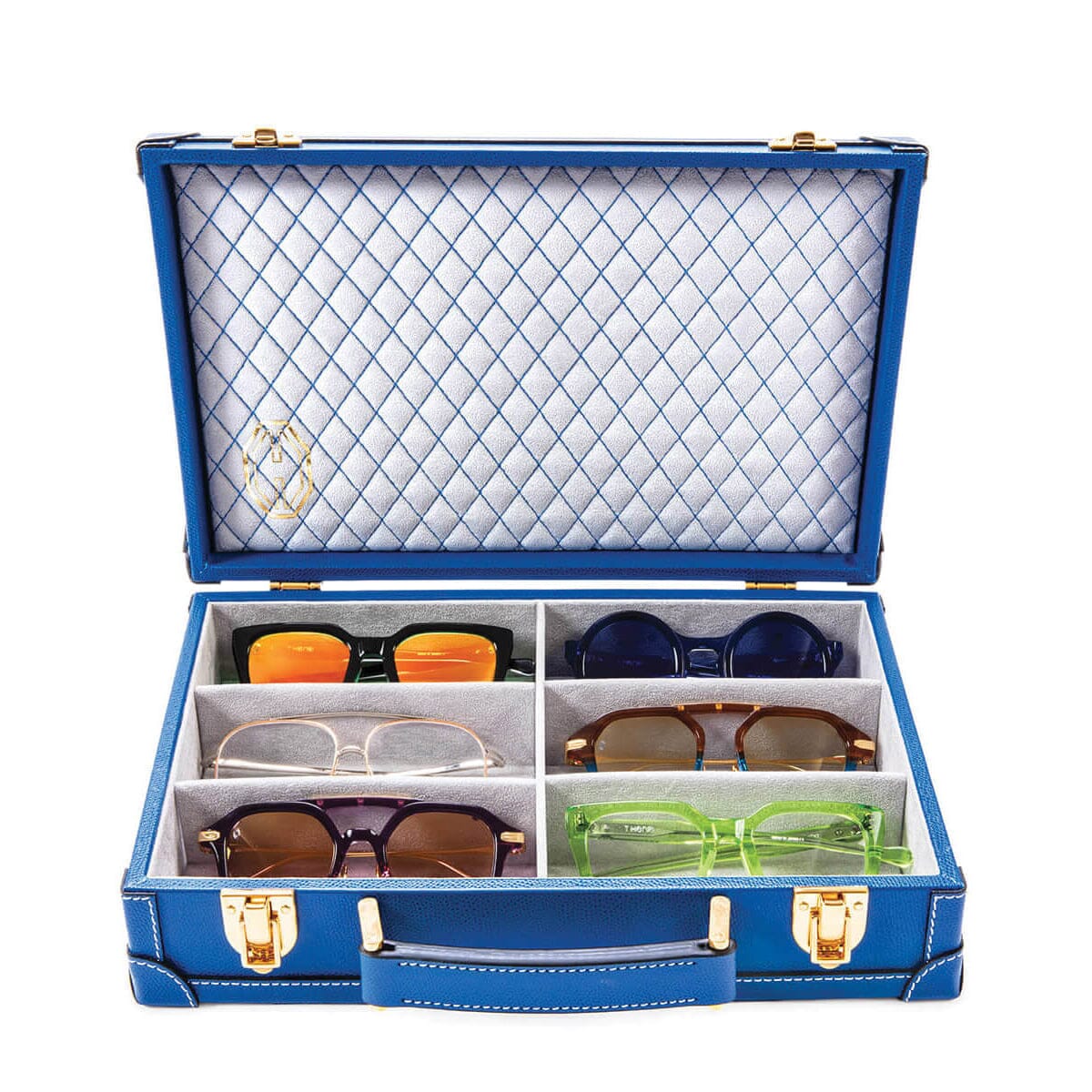 MONACO SERIES LUXURY TRAVEL TRUNK | Royal Blue MK I Trunks T HENRI