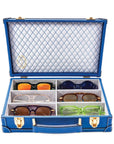MONACO SERIES LUXURY TRAVEL TRUNK | Royal Blue MK I Trunks T HENRI