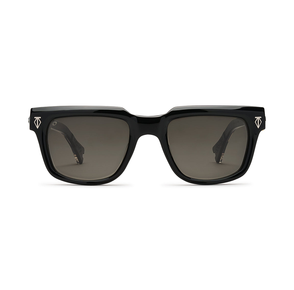 Black Rectangle Sunglasses with Gold “BB” Side Detail TIRRENO – T HENRI main image 3