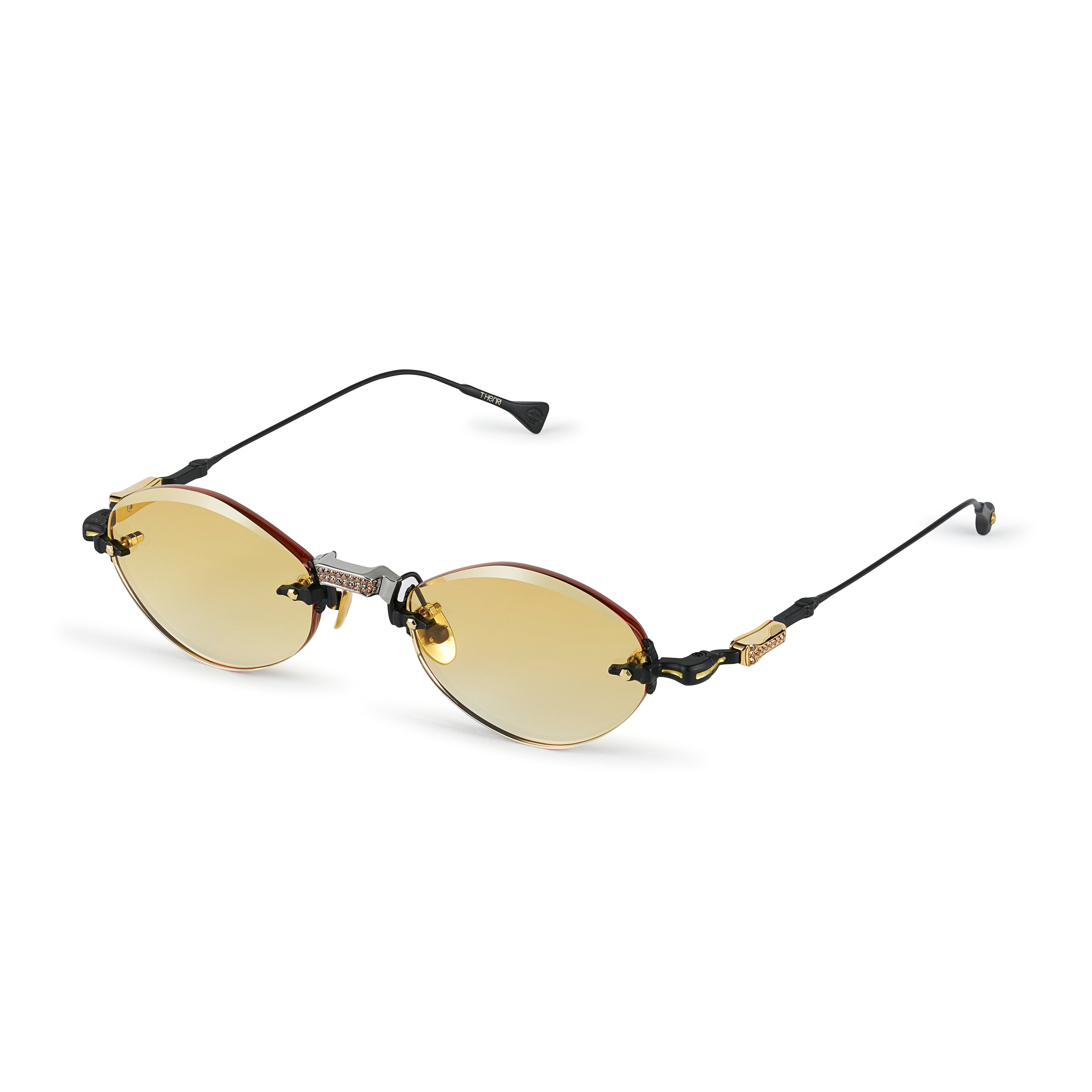 MOONBEAM | BESPOKE JEWEL FRAME | Midnight Opus Natural Desert Diamonds Sunglasses T HENRI 