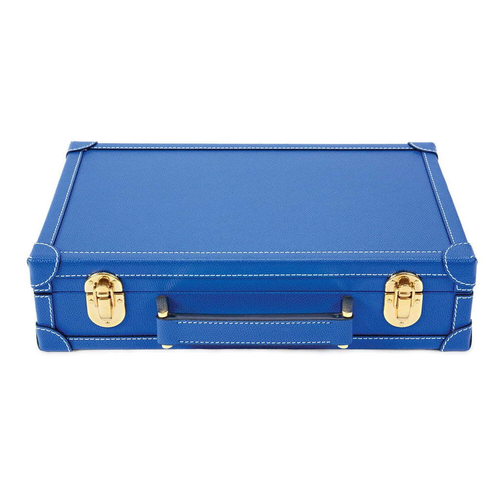 MONACO SERIES LUXURY TRAVEL TRUNK | Royal Blue MK I Trunks T HENRI 